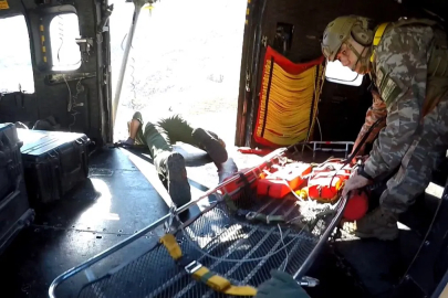 Niğde Aladağlar’da yaralanan vatandaş helikopterle kurtarıldı