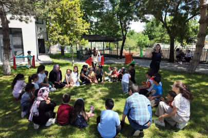 Kayseri Talas'tan çocuklar için mobil kütüphane